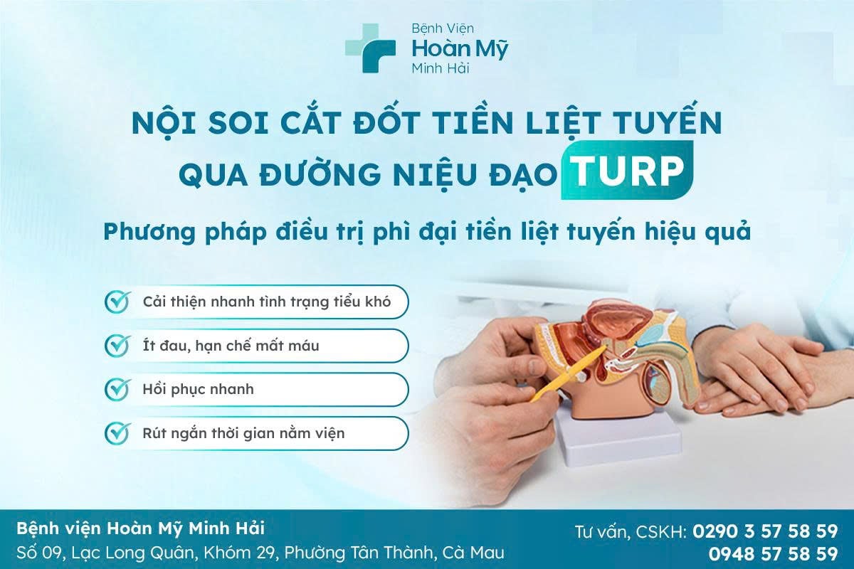 Nội soi cắt đốt tiền liệt tuyến qua đường niệu đạo (TURP)